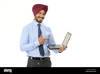 Indian-salesman-showing-a-laptop-wk66g1